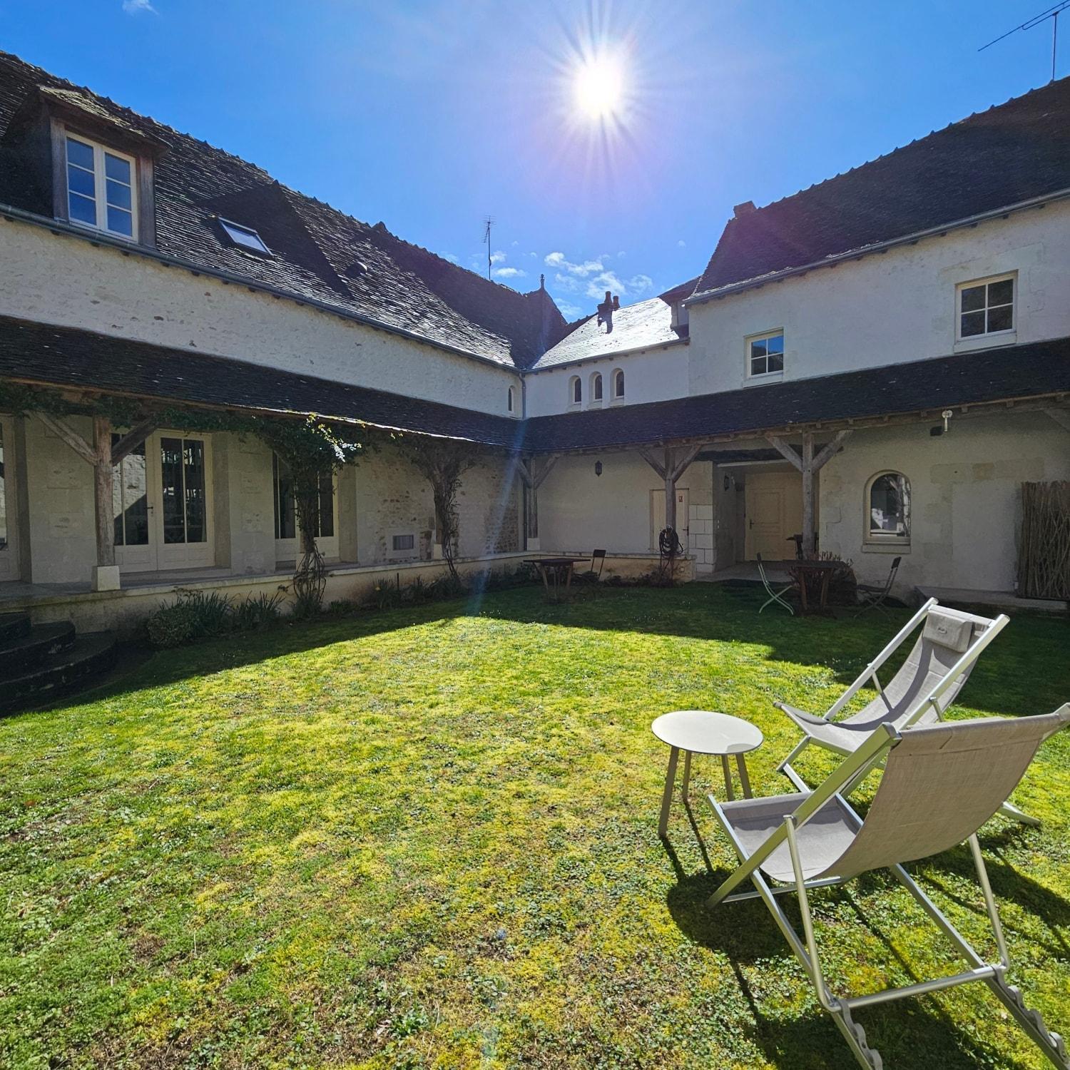 Logis Hotel Restaurant Relais De La Mothe Yzeures-sur-Creuse ภายนอก รูปภาพ